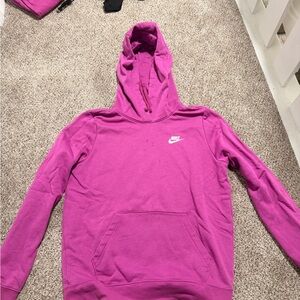 Nike Fuchsia Hoodie and joggers with Logo